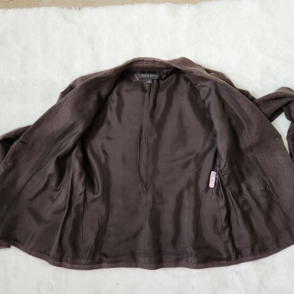 Anne Klein Brown Jacket Size 0 - Picture 9 of 12